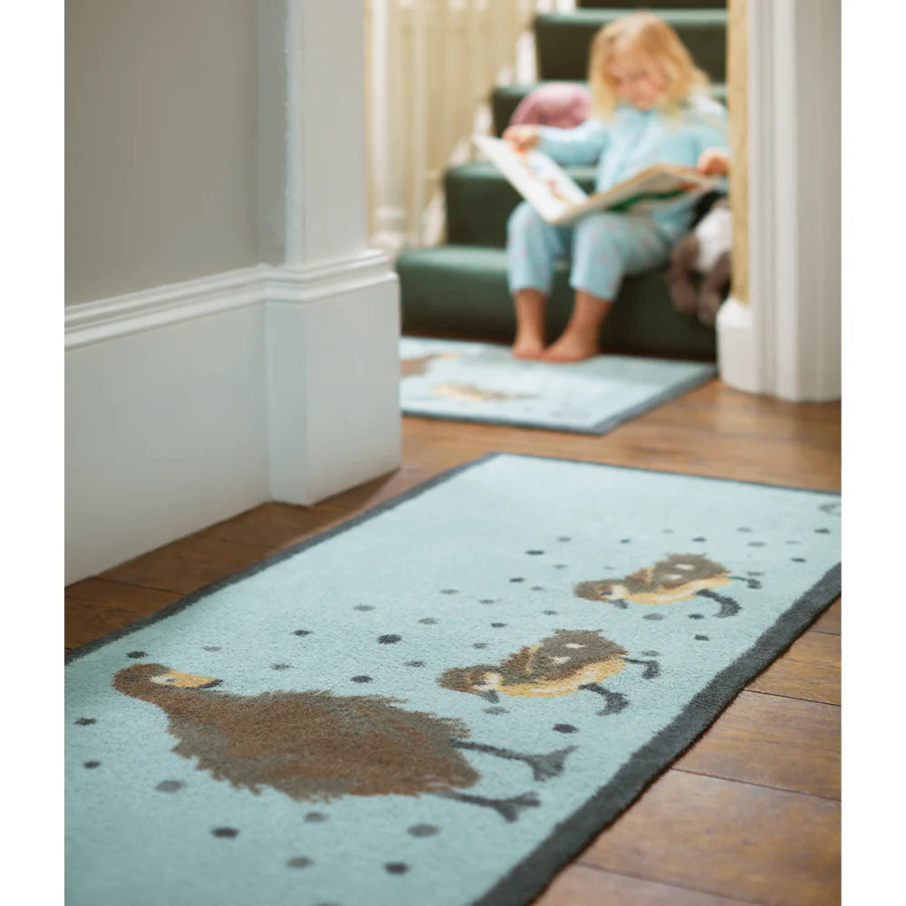 eco-friendly washable hug rug animal mat

