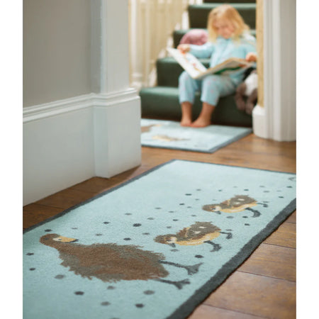 eco-friendly washable hug rug animal mat

