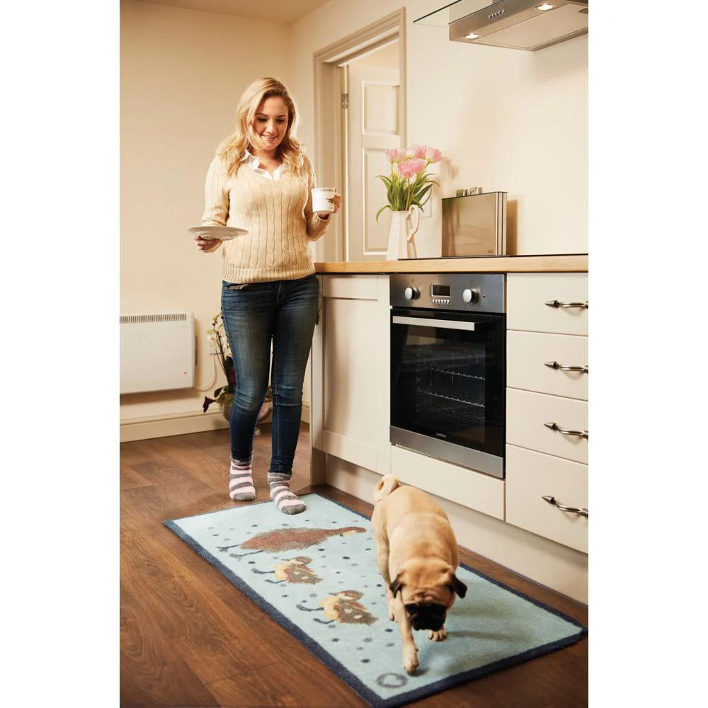 non-slip recycled rubber doormat backing

