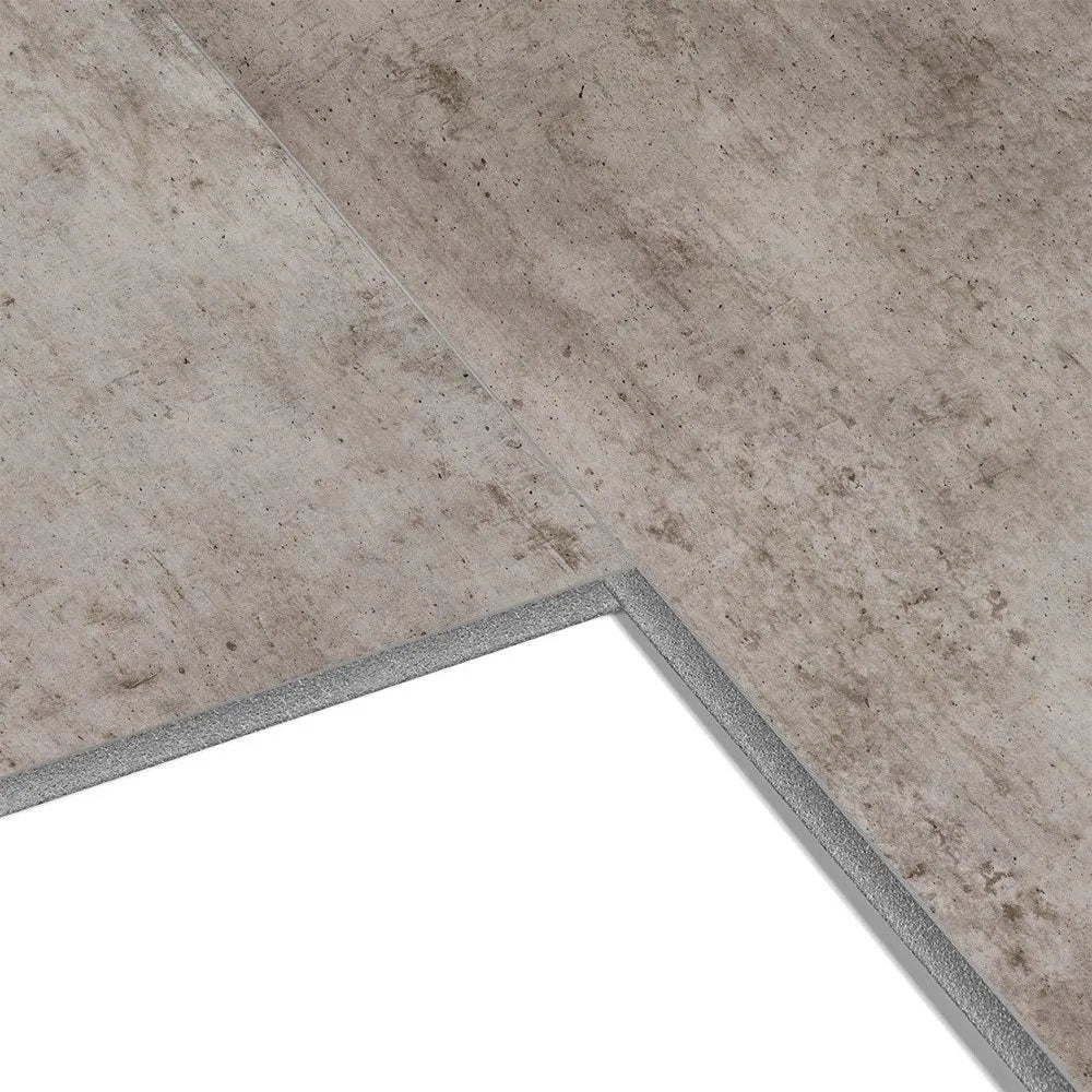 Dumawall+ Dark Cement panels installed in a modern bathroom – Grout-free, waterproof industrial concrete-look wall cladding