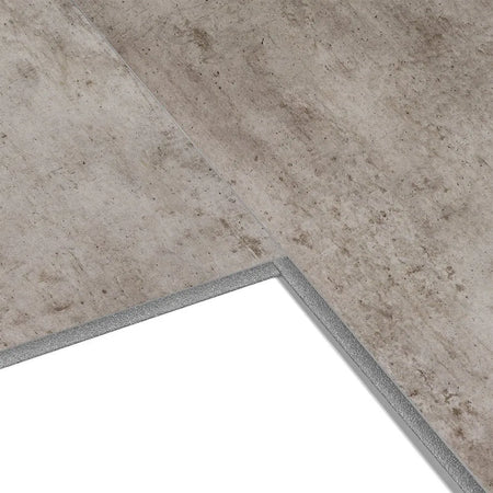 Dumawall+ Dark Cement panels installed in a modern bathroom – Grout-free, waterproof industrial concrete-look wall cladding