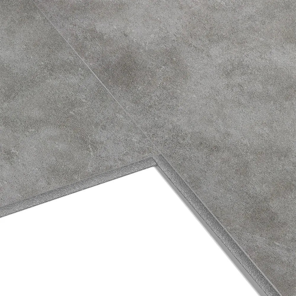 Dumawall+ Polished Concrete Bathroom Wall Tile 65x37.5cm – Waterproof Light Grey Concrete-Effect PVC Panel