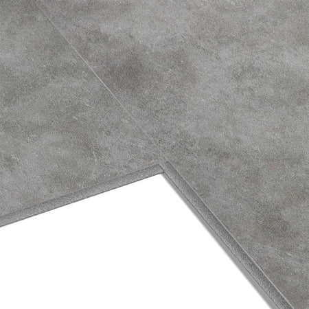 Dumawall+ Polished Concrete Bathroom Wall Tile 65x37.5cm – Waterproof Light Grey Concrete-Effect PVC Panel