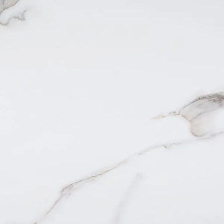 Close-up of Dumawall+ Tivoli panel showing natural light grey stone veining and subtle texture
