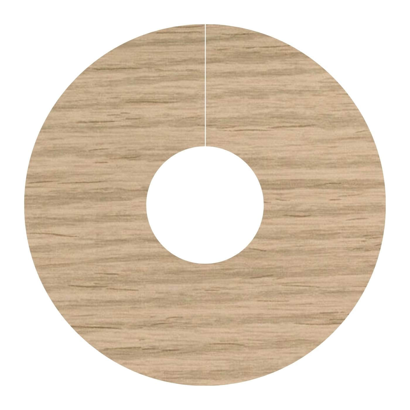 FC33 – White Varnished Oak Self-Adhesive Laminate Radiator Pipe Covers 