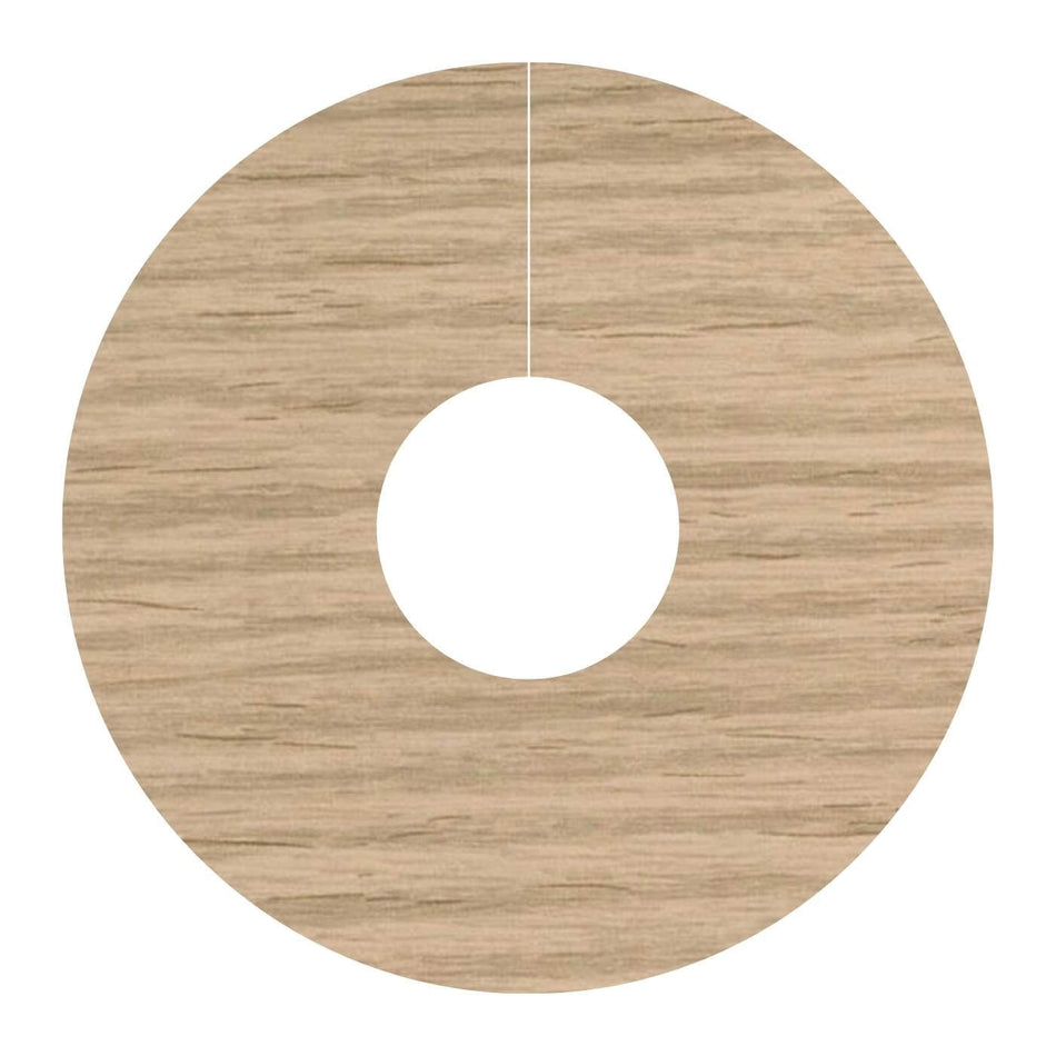 FC33 – White Varnished Oak Self-Adhesive Laminate Radiator Pipe Covers 