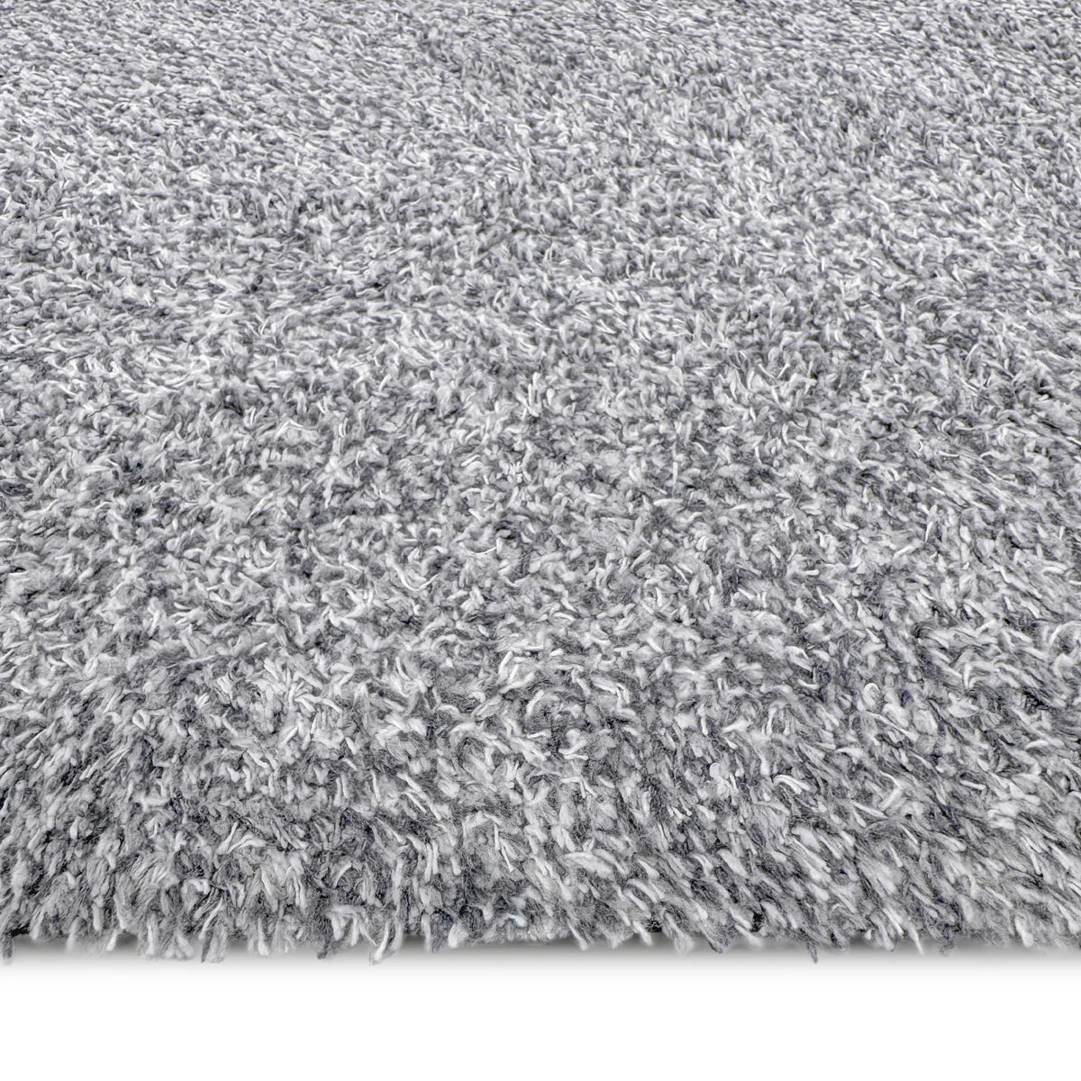 Hug Rug Plains Silver – close-up of grey and white flecks