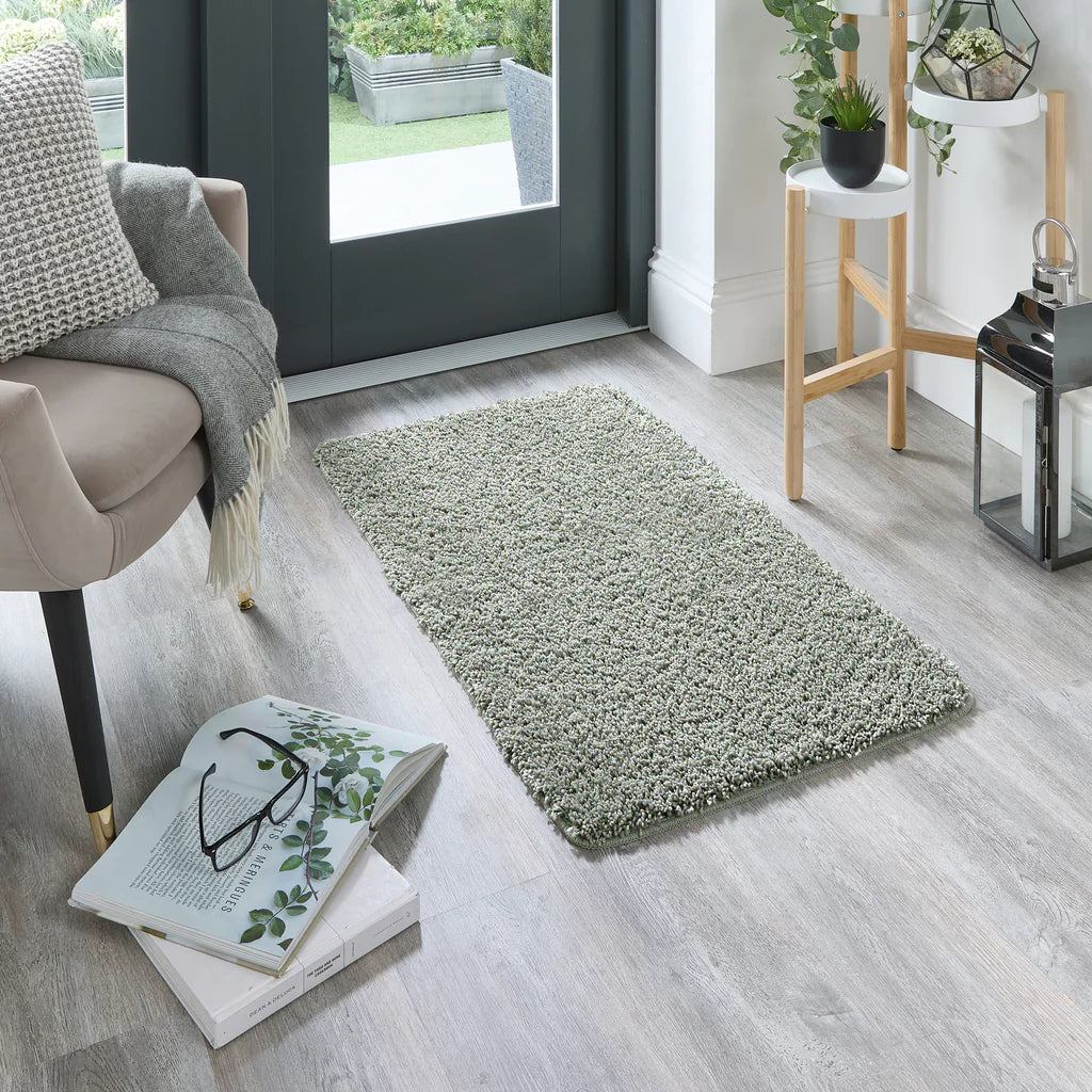 My Rug Green Fleck – family-friendly washable rug for UK homes