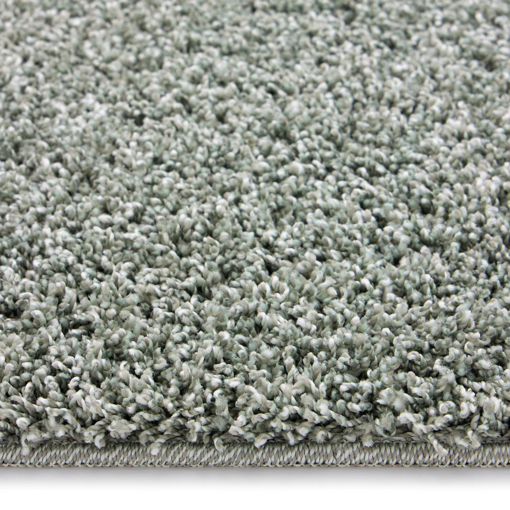 Close-up of My Rug Green Fleck white and green tones texture