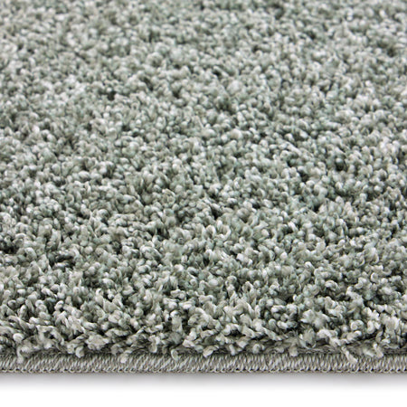 Close-up of My Rug Green Fleck white and green tones texture