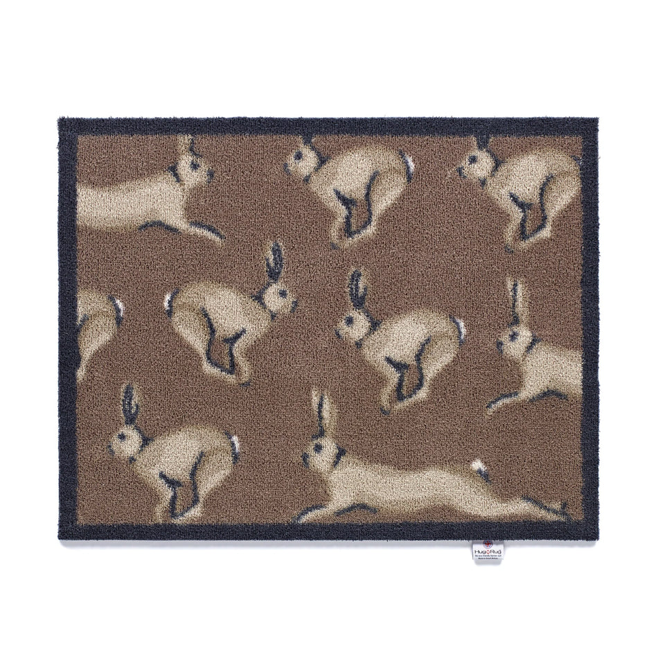 Hug Rug Hare 1 Doormat with hare design

