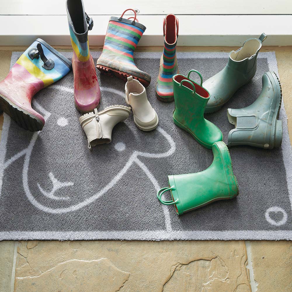 Eco-friendly washable Herdy-themed doormat

