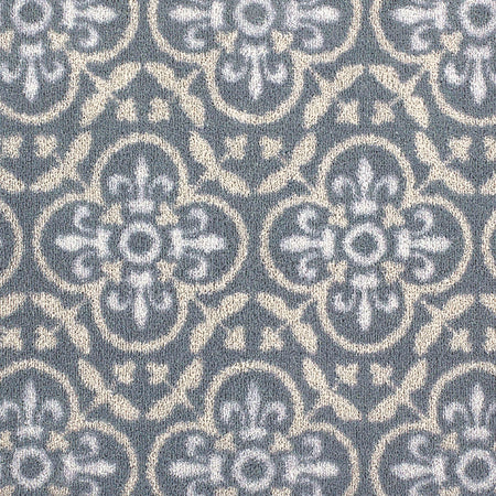 Close-up of Hug Rug heart and home pattern

