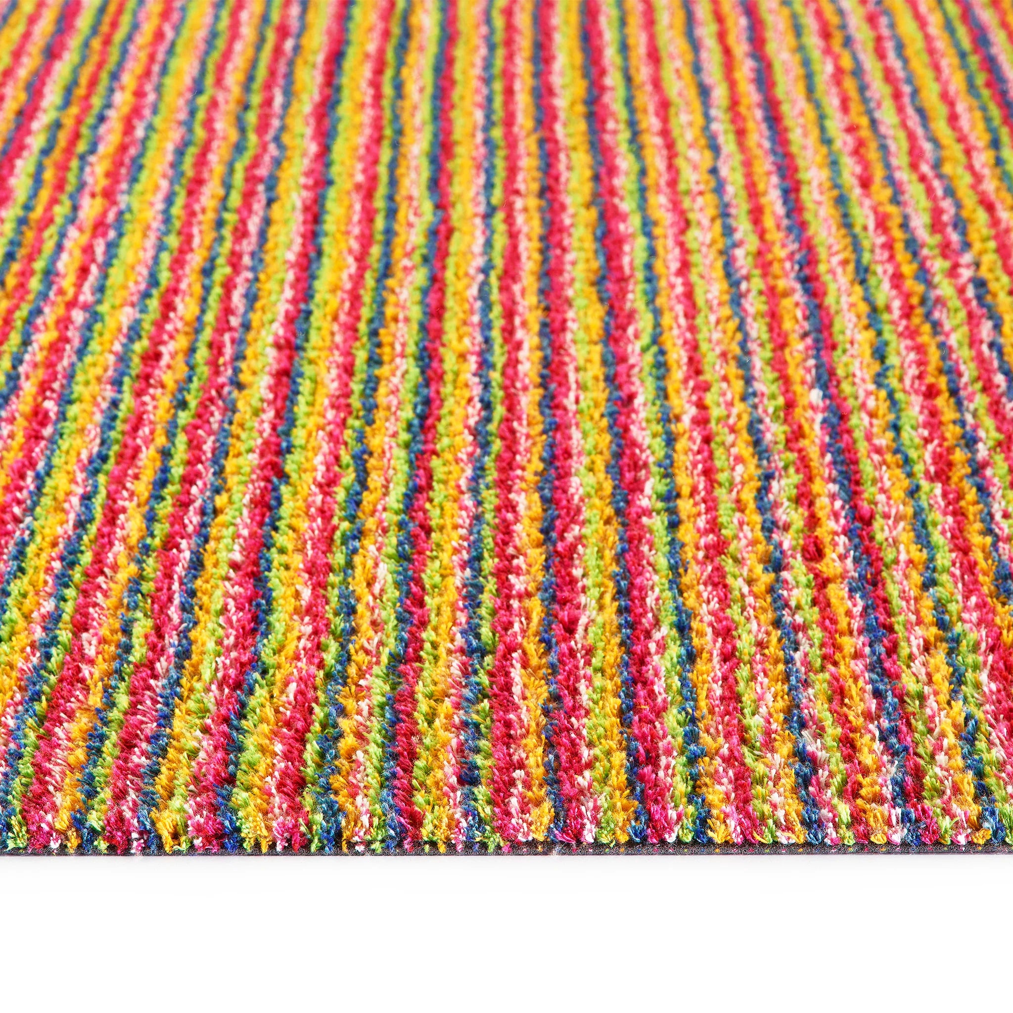 Close-up of Hug Rug bright plain texture