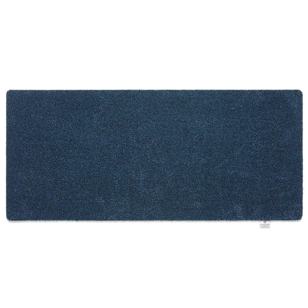Hug Rug Plain Fleck Indigo indoor runner

