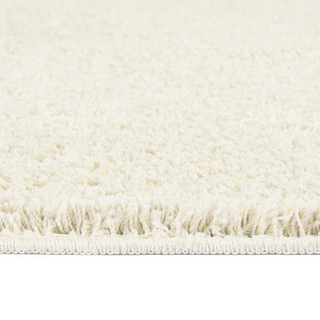 Close-up of My Rug Ivory 100 % Polypropylene frisée fibres