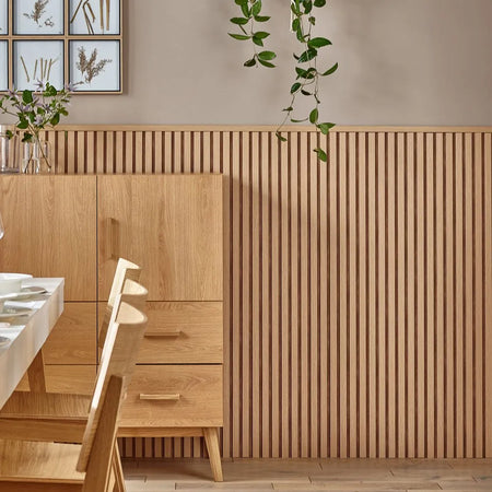 linerio m-line natural slat wall panel 2.65m

