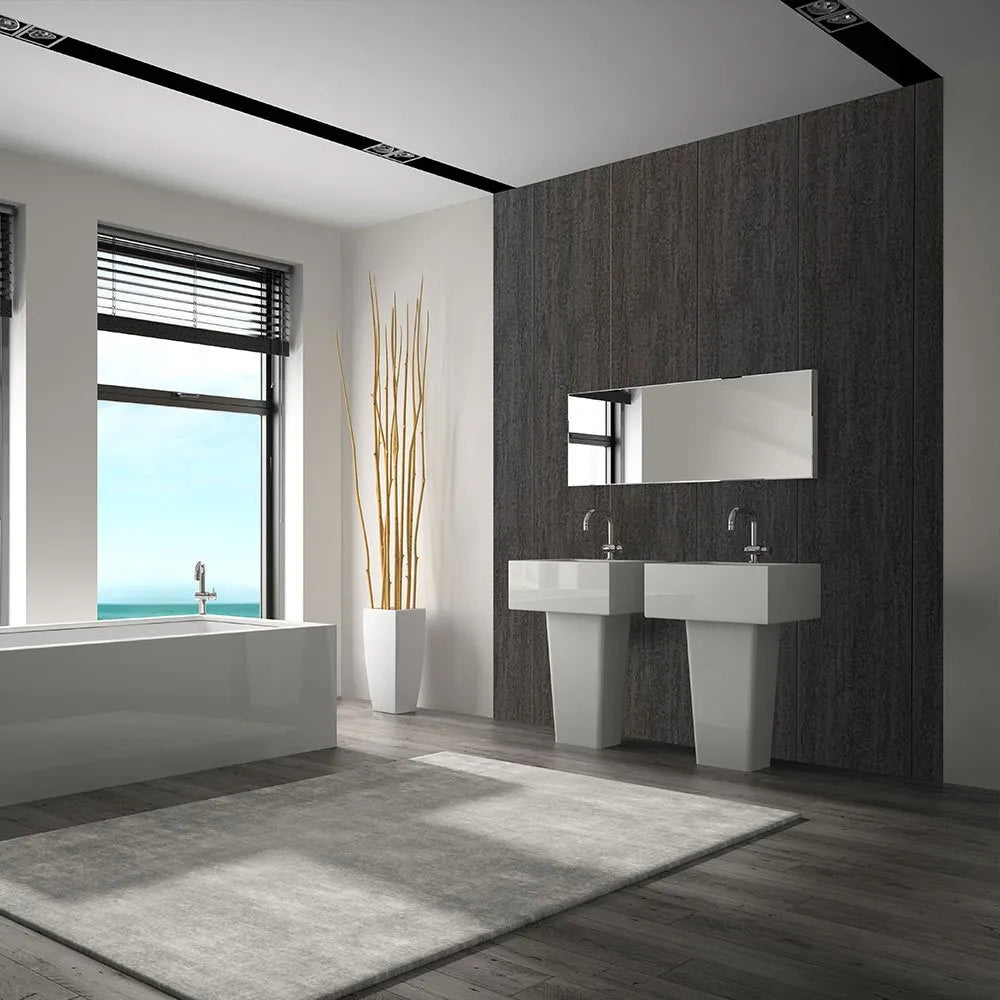 chromite mineral wall panel dark grey 2700x300mm