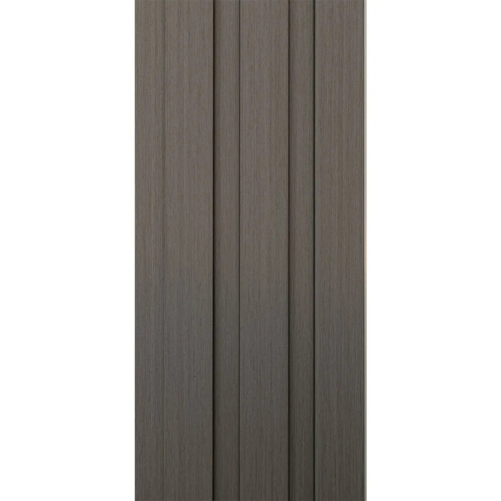 decorative slat panel with wood effect finish

