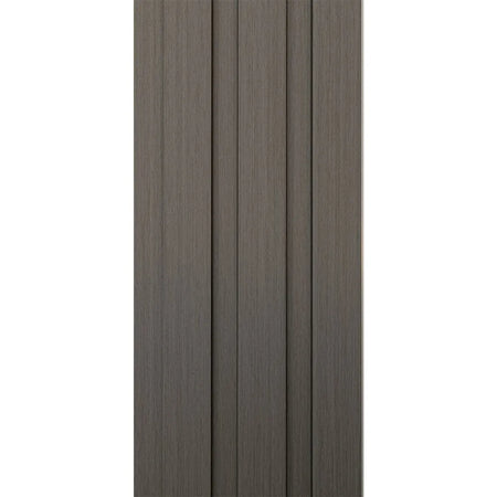 decorative slat panel with wood effect finish

