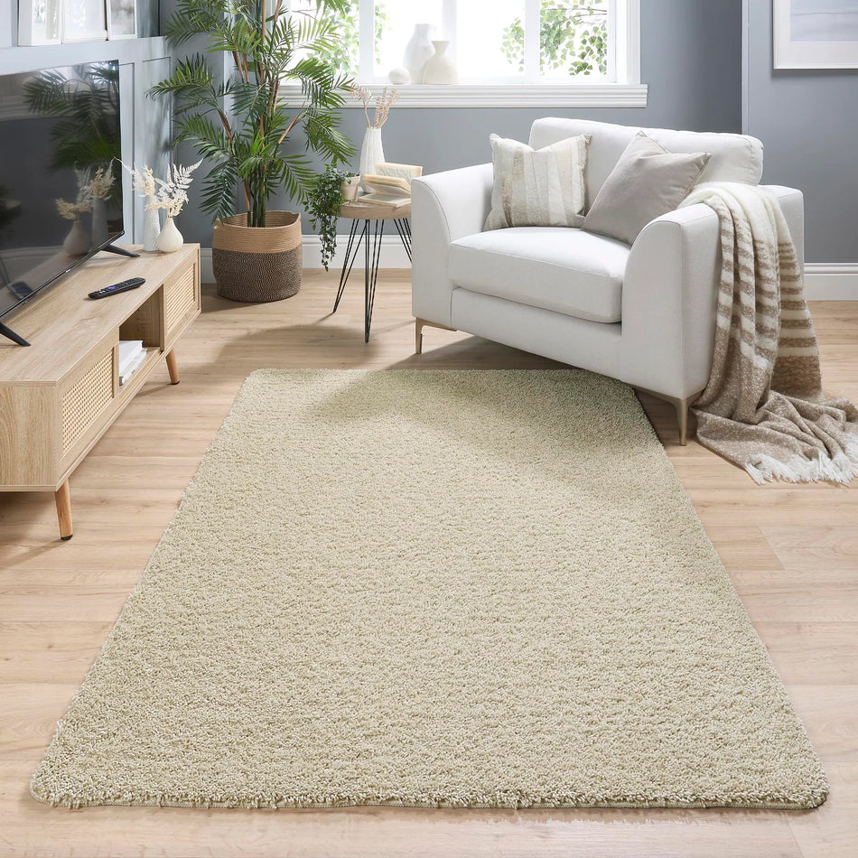 My Rug Stone washable long pile rug – soft and stain-resistant