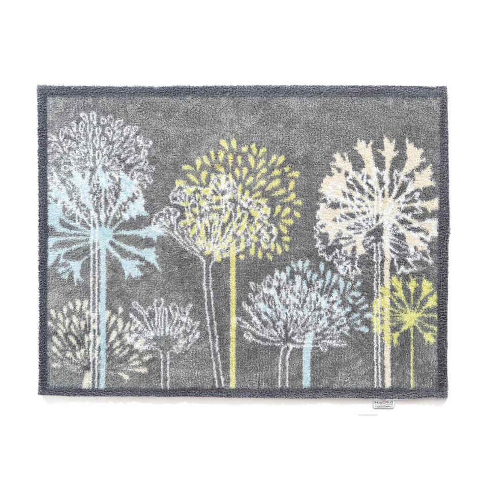 Hug Rug Nature 17 fern design eco mat on wooden floor

