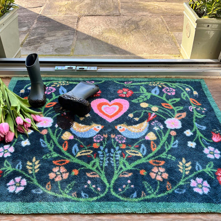 Sustainable UK-made Hug Rug with label tag

