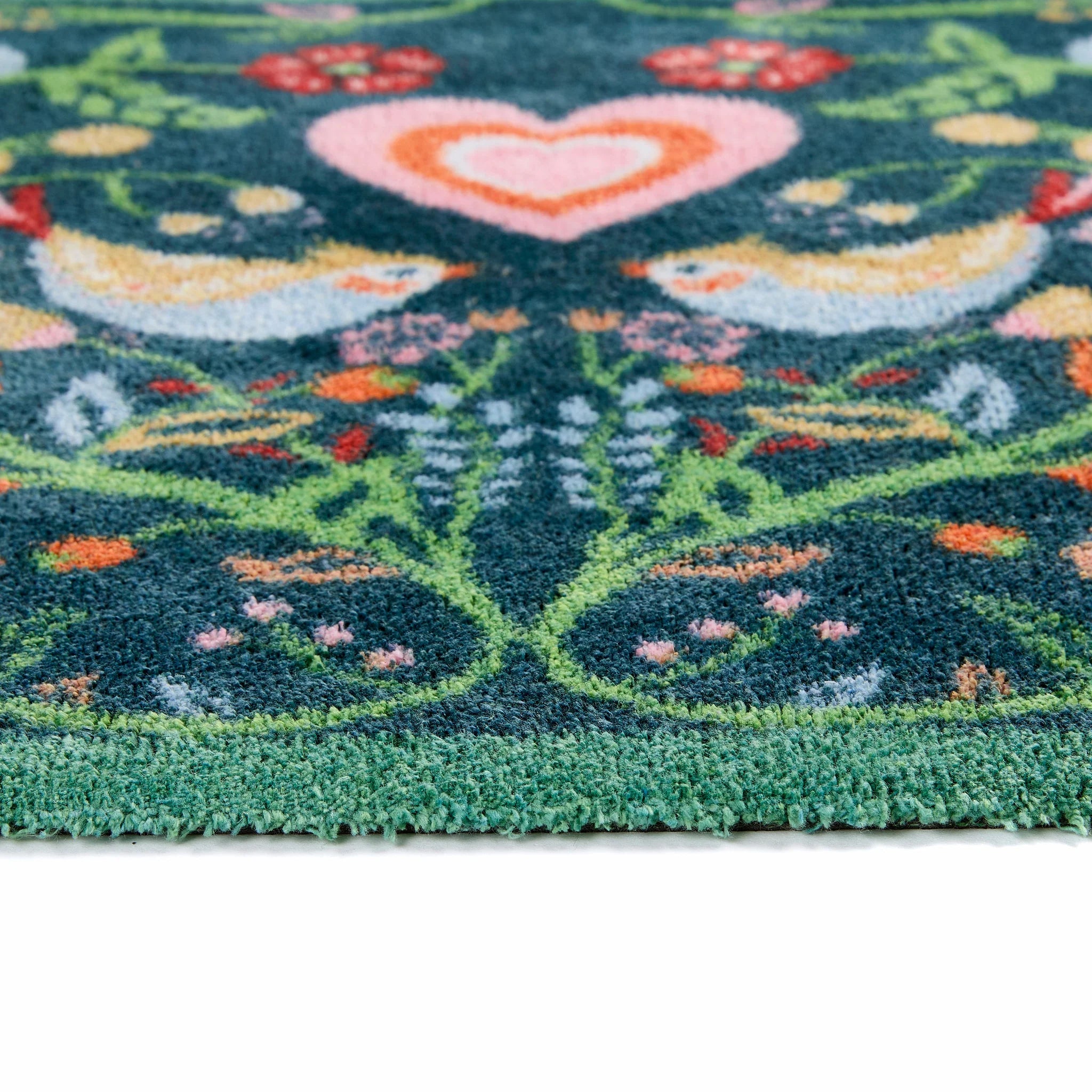 Close-up of Hug Rug Nature 35 recycled cotton texture

