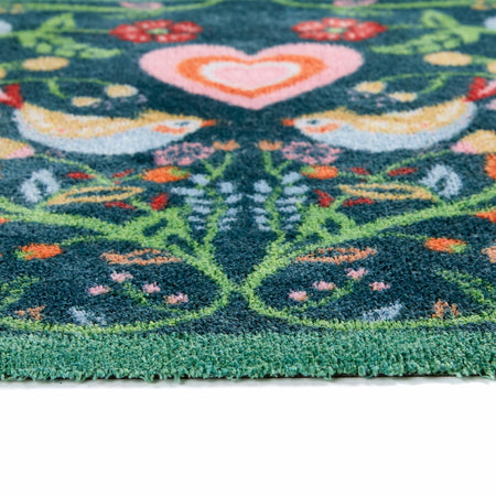 Close-up of Hug Rug Nature 35 recycled cotton texture

