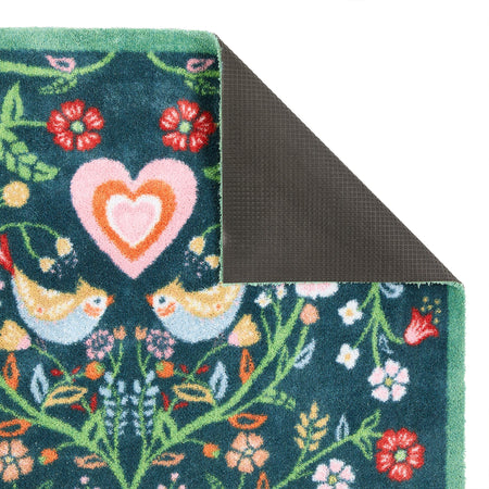 Hug Rug Nature 35 showing anti-slip rubber backing

