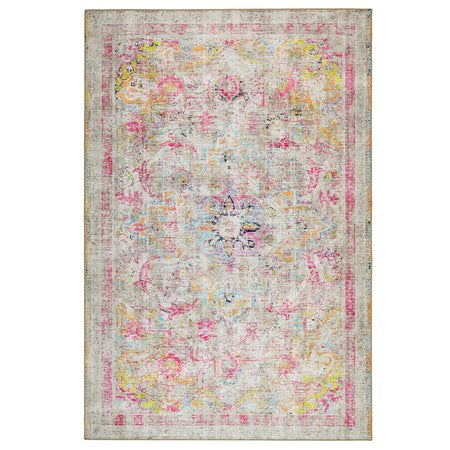 Hug Rug Neo Classical washable rug with medallion print


