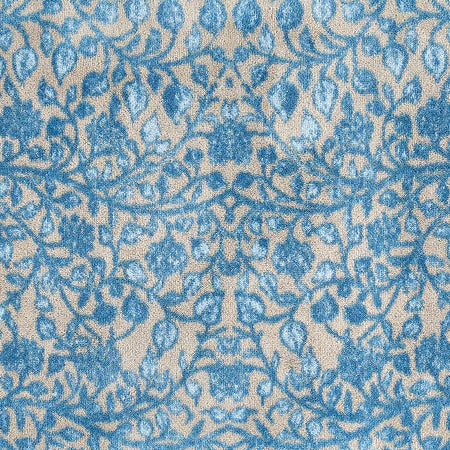 Close-up of Hug Rug delicate floral pattern