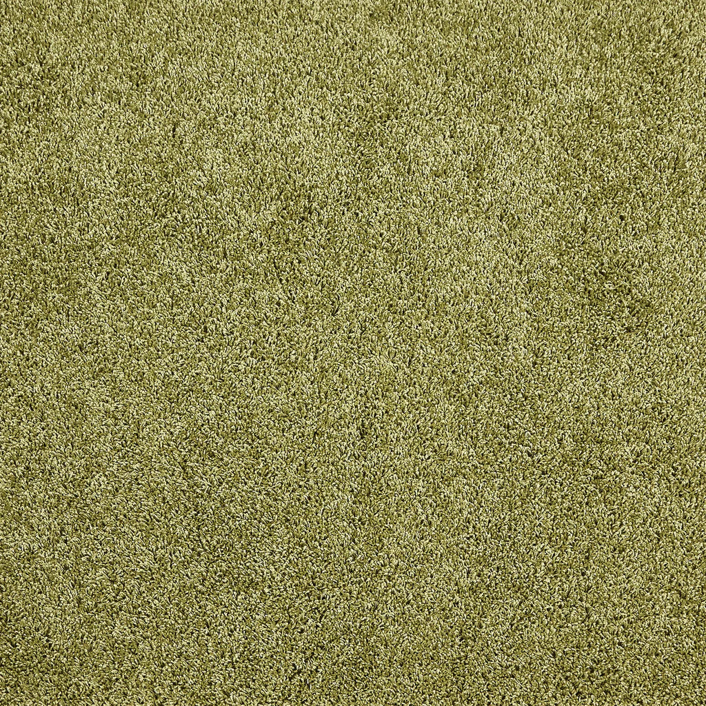 Close-up of My Rug Olive 100% Polypropylene frisée fibres
