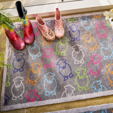 Machine washing Hug Rug Outline Herdy Doormat

