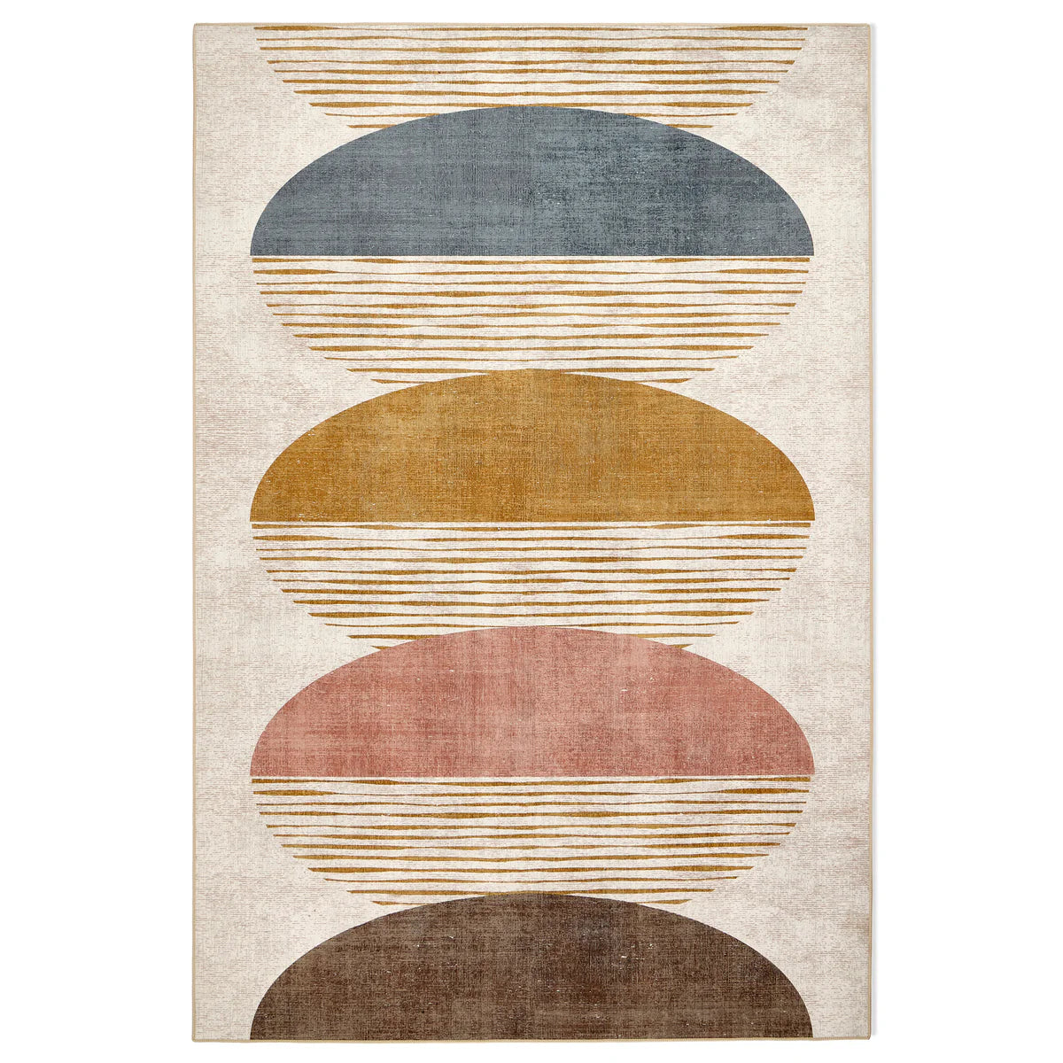 Hug Rug Oval Eclipse modern rug with overlapping ovals

