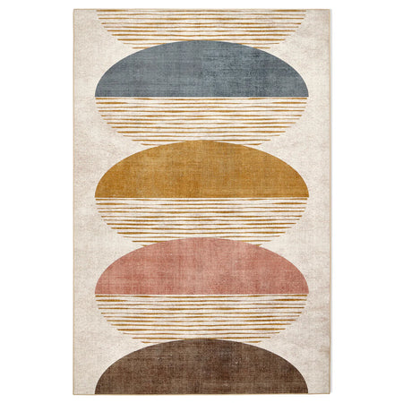 Hug Rug Oval Eclipse modern rug with overlapping ovals

