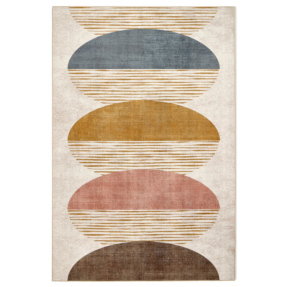 Hug Rug Oval Eclipse modern rug with overlapping ovals

