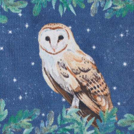 Close-up of Hug Rug Owl 1's non-slip backing

