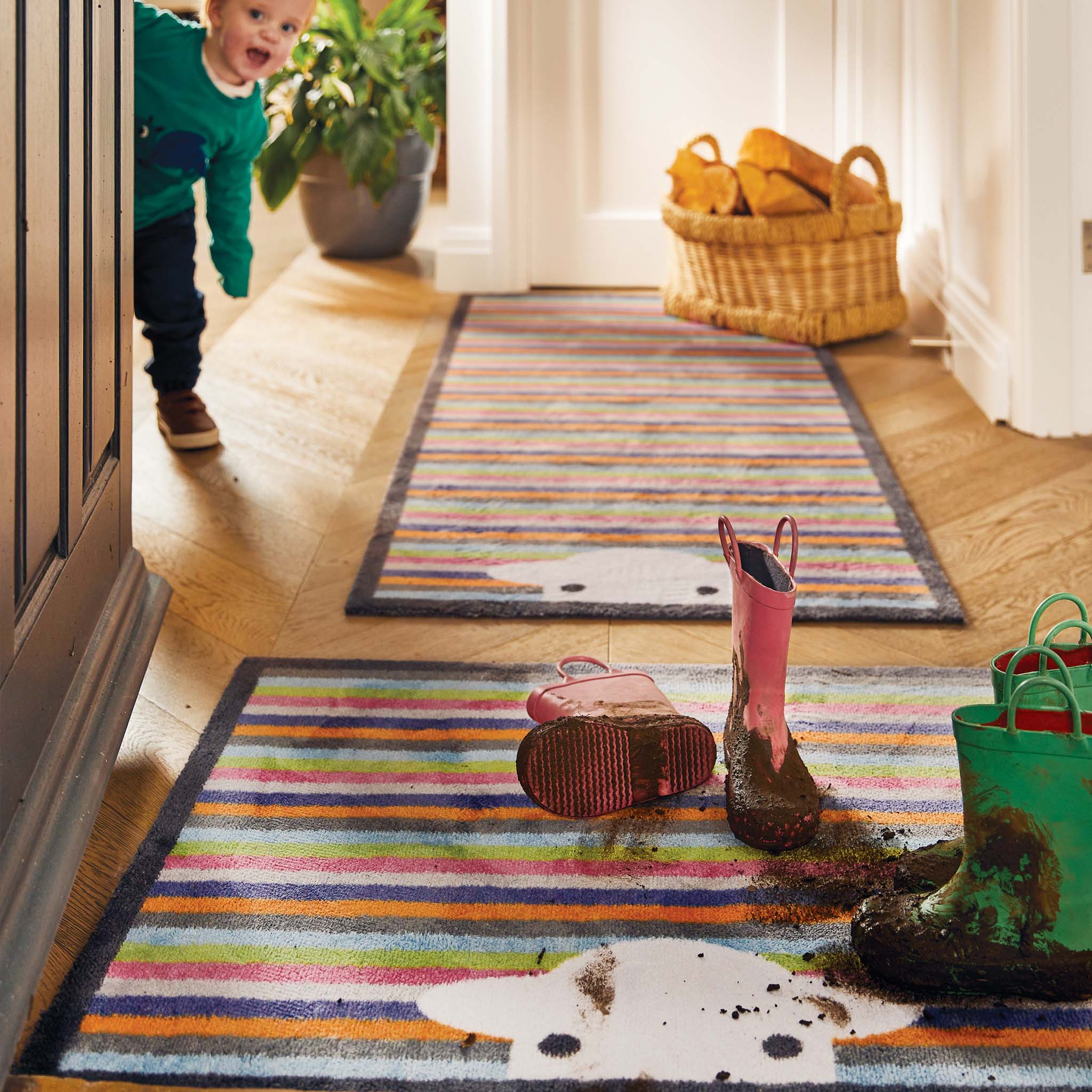 Eco-friendly washable Herdy-themed doormat


