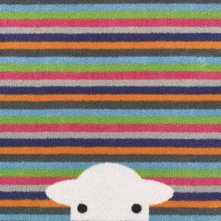 Machine washing Hug Rug Peep Stripe Herdy Doormat

