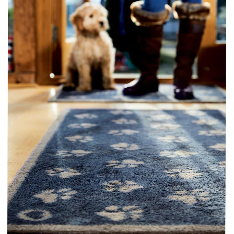 Hug Rug Pet 10 paw print – Washable Pet Doormat | Dirt Trapping & Non-Slip