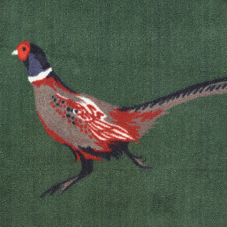 Hug Rug Pheasant Green 2 – Eco-Friendly, Washable Doormat