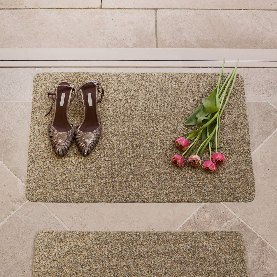 UK-made Hug Rug with subtle neutral design

