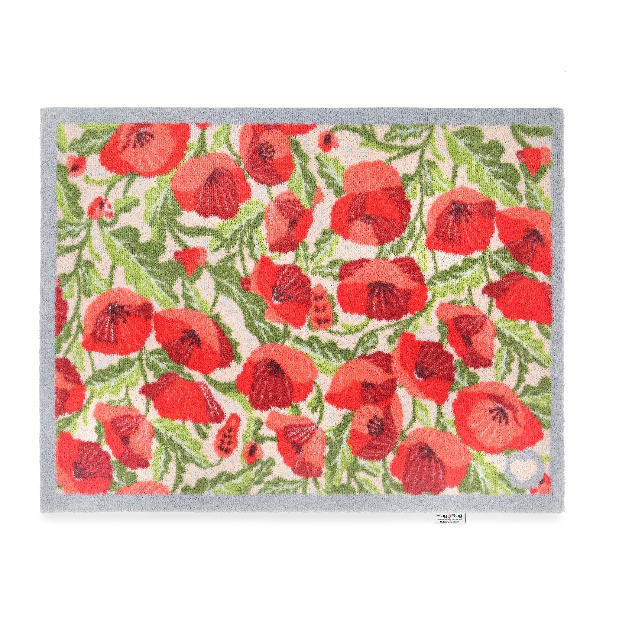 Hug Rug Poppies Galore floral indoor doormat

