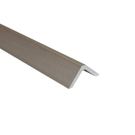 aluminium inside corner profile satin silver 2600mm


