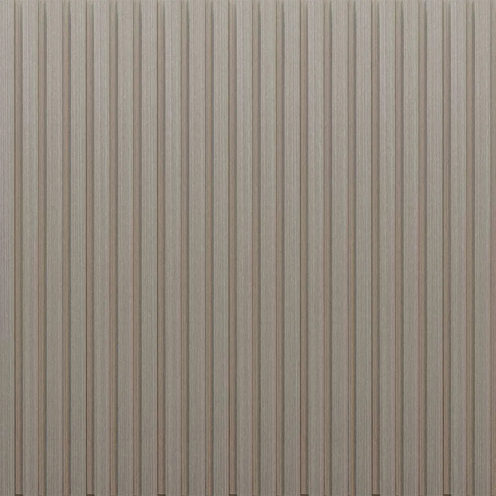 thermo slat panel with matching trim

