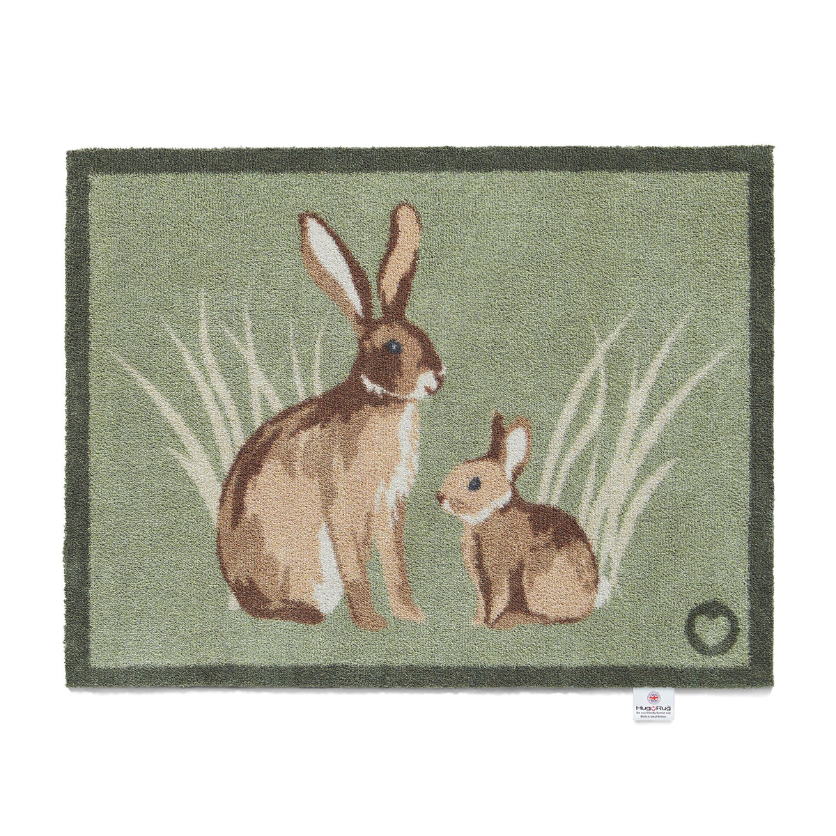 Hug Rug Rabbit 1 Doormat with rabbit design

