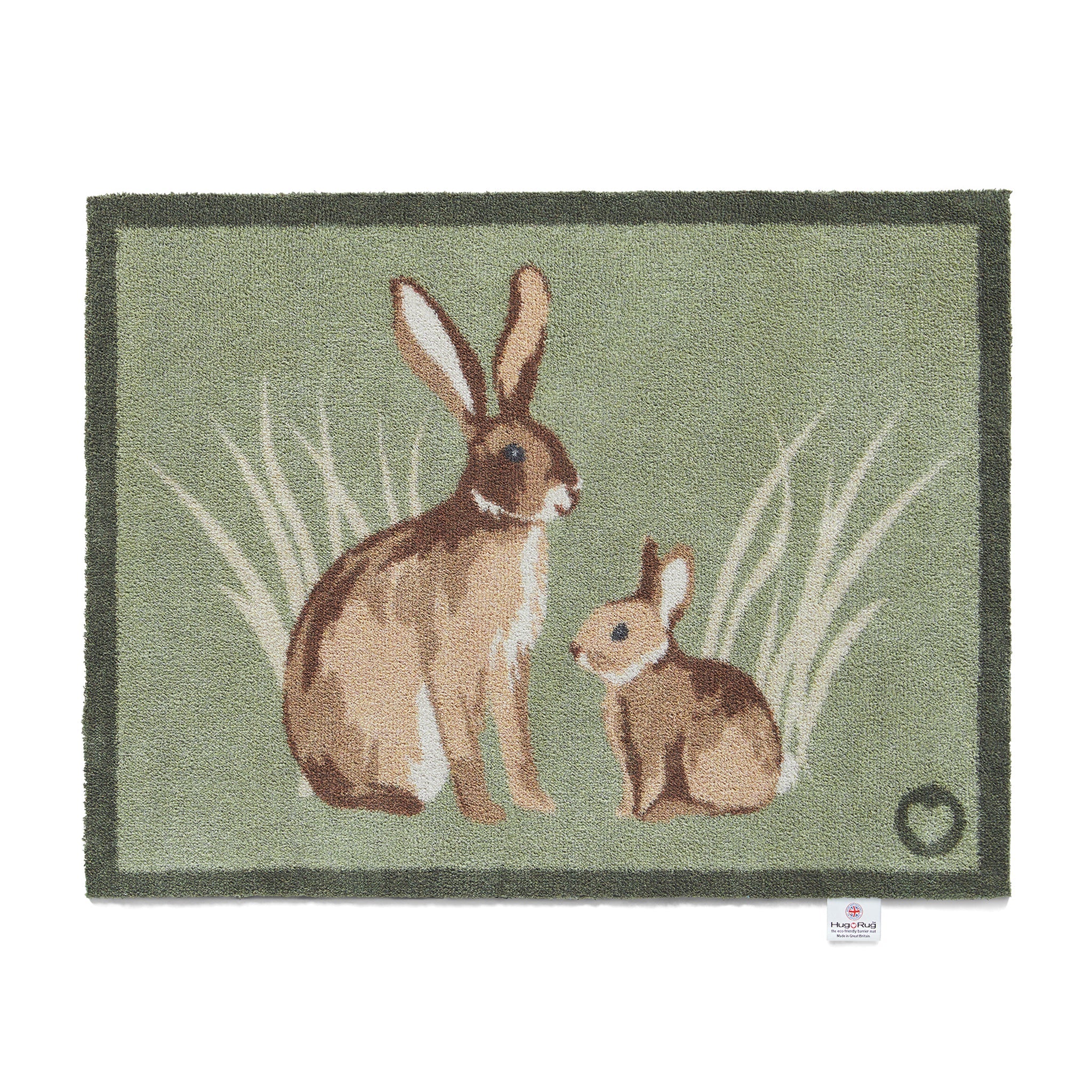 Hug Rug Rabbit 1 Doormat with rabbit design

