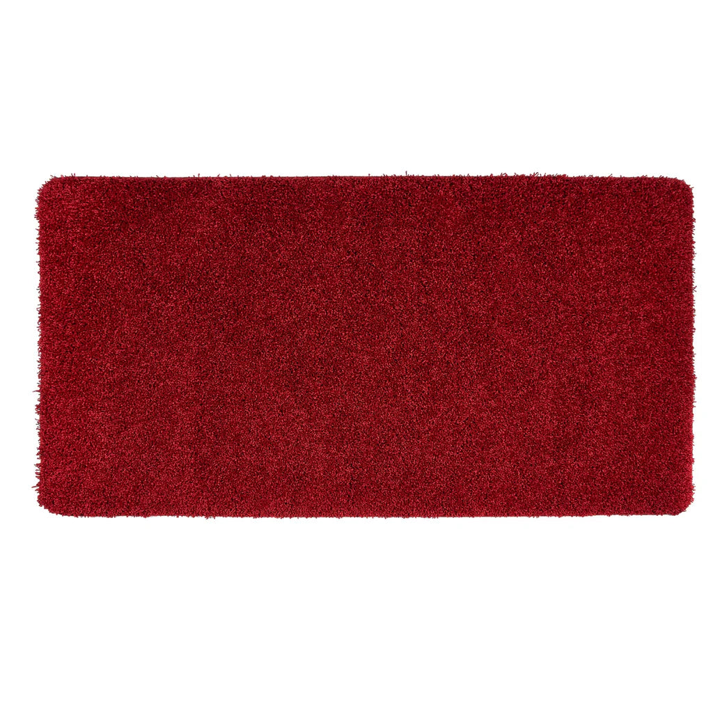 my rug Red rectangular rug on a white background