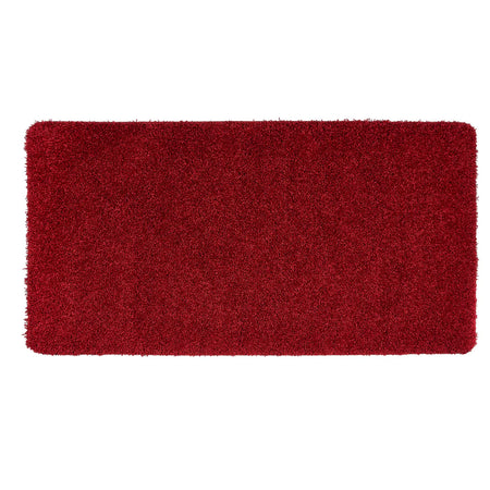 my rug Red rectangular rug on a white background